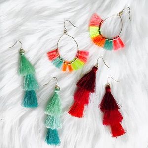 ✨Colorful Tassel Earrings✨